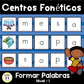 Preview of FREE - Centros Foneticos 003: haciendo palabras: Nivel Basico Spanish Phonics
