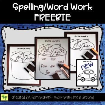 Preview of FREEBIE Spelling or Word Work