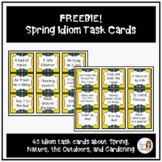FREEBIE Spring Idiom Task Cards