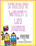 FREEBIE - Springtime Writer's Idea Journal