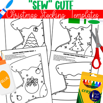 Preview of Sew Cute Christmas Stocking Templates