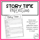 FREEBIE | Story Time Reflection | Child Development | FCS