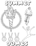 FREEBIE: Summer Games/Olympics 2020 Coloring Sheet & Word Search