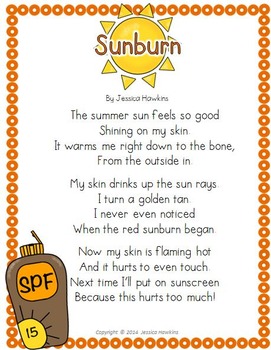 freebie summer poem printables w shared reading plans common core