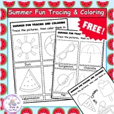 FREEBIE: Summer Tracing and Coloring Fun | End of The Scho