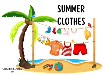 Summer Clothes Worksheets