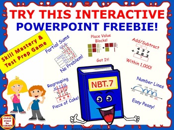 Preview of FREEBIE: TRY THIS POWERFUL INTERACTIVE MATH POWERPOINT