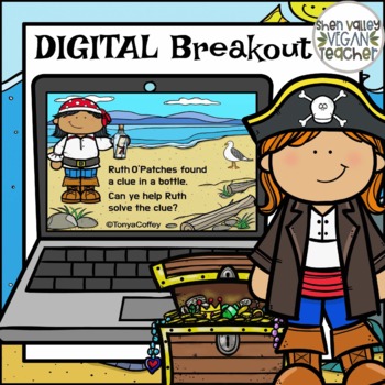 Preview of FREEBIE "Talk Like a Pirate" Digital Breakout Escape Room Gr. 3-5