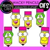 Wacky Pencil GIFS {Animated Clipart}