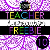 FREEBIE! Teacher Appreciation Day 10 {Creative Clips Clipart}