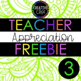 FREEBIE! Teacher Appreciation Day 3 {Creative Clips Clipart}