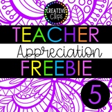 FREEBIE! Teacher Appreciation Day 5 {Creative Clips Clipart}