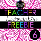 FREEBIE! Teacher Appreciation Day 6 {Creative Clips Clipart}