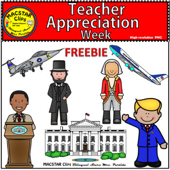 Preview of Presidents Clip Art Trump free freebie  Personal and Commercial Use
