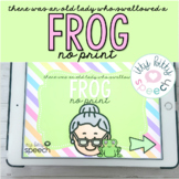 FREEBIE -There was an Old Lady who Swallowed a Frog NO PRI