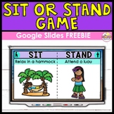 FREEBIE This or That Seasons | Sit or Stand Game
