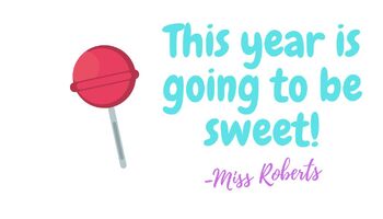 Preview of FREEBIE- This year is going to be sweet! Lollipop Back to school Gift tags