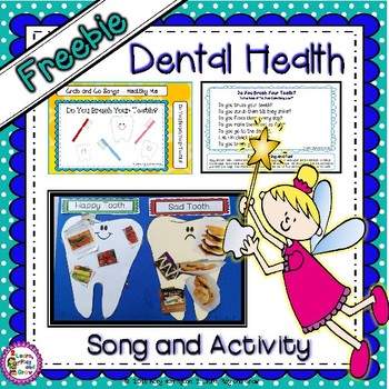 Preview of Tooth Brushing Song and Dental Health Activity