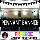 FREEBIE - Triangle Pennant Banner