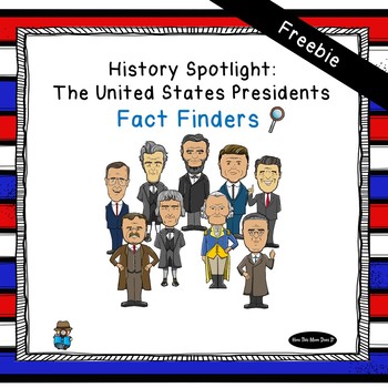 Preview of FREEBIE | United States Presidents Unit Study - Fact Finders Notebooking Pages