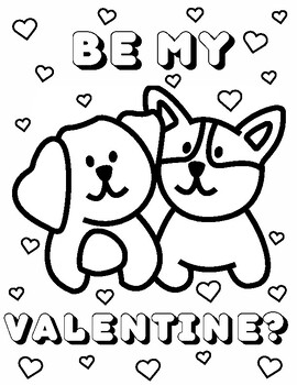 FREEBIE Valentine's Day Coloring Pages by A Home for Little Learners