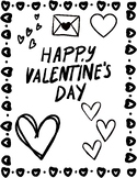 FREEBIE Valentine's Day Coloring Sheet