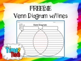 FREEBIE Venn Diagram w/lines