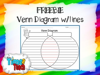 freebie venn diagram w lines by more time 2 teach tpt