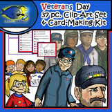 FREEBIE: Veterans Day 37 pc. Clip-Art Set and Card-Making Kit!
