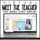 FREEBIE Virtual Meet the Teacher for Google Slides