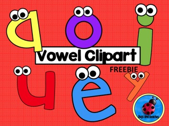vowels english symbols clipart
