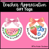 FREEBIE Watermelon and Berry Teacher Appreciation Gift Tag