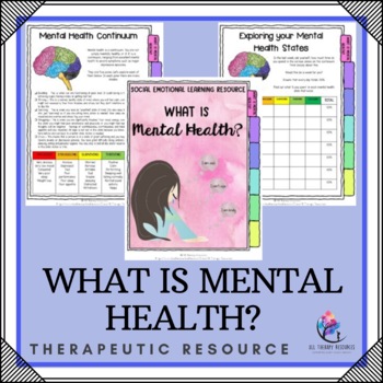 Preview of FREEBIE | What is Mental Health? | Section 1 of 6 | Counseling Curriculum