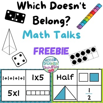 Preview of FREEBIE! Which Doesn't Belong - All Math, Math Talks & Math Centres.