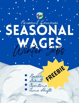 Preview of FREEBIE | Winter Wages, Deductions, and Overtime