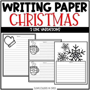 FREEBIE: Christmas or Winter Writing Pages | Writing Paper | TPT