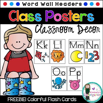 Preview of FREEBIE! Word Wall Headers with Directional Arrows. Flash Cards. Posters.