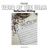 FREEBIE | Word of the Year | End of the Year Writing Refle