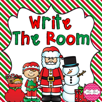 Preview of FREEBIE Write The Room- Christmas Theme