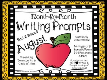 FREEBIE Writing Journal - a month by month writers workshop samples
