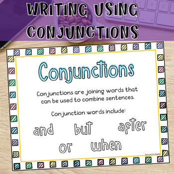 Preview of FREEBIE - Writing Using Conjunctions