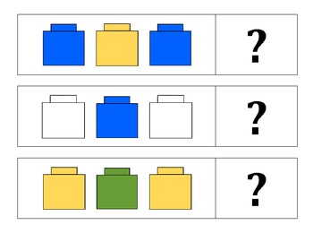 FREEBIE - pattern board using cubes by Teach Speech | TPT