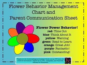 Flower Chart For School
