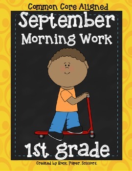 Preview of Morning Work Grade One SEPTEMBER - PRINT-N-GO!