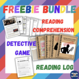 FREEBIES | Reading comprehension, detective game and plot 