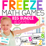 FREEZE Movement Math Games | Math Worksheets