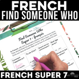 FRENCH 1 Present Tense Verbs Review Super 7 - back to scho