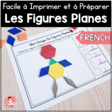 FRENCH 2D Shapes Math Centers | Easy Print and Prep