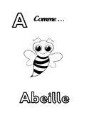 FRENCH ABC COLORING BOOK