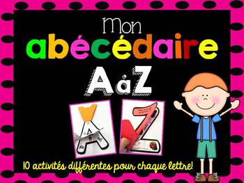 Preview of French ABC Interactive Notebooks/Mon alphabet interactif - Livrets